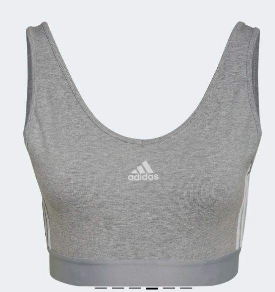 TOP CORTO ADIDAS ESSENTIALS 3-STRIPES WITH REMOVABLE PADS