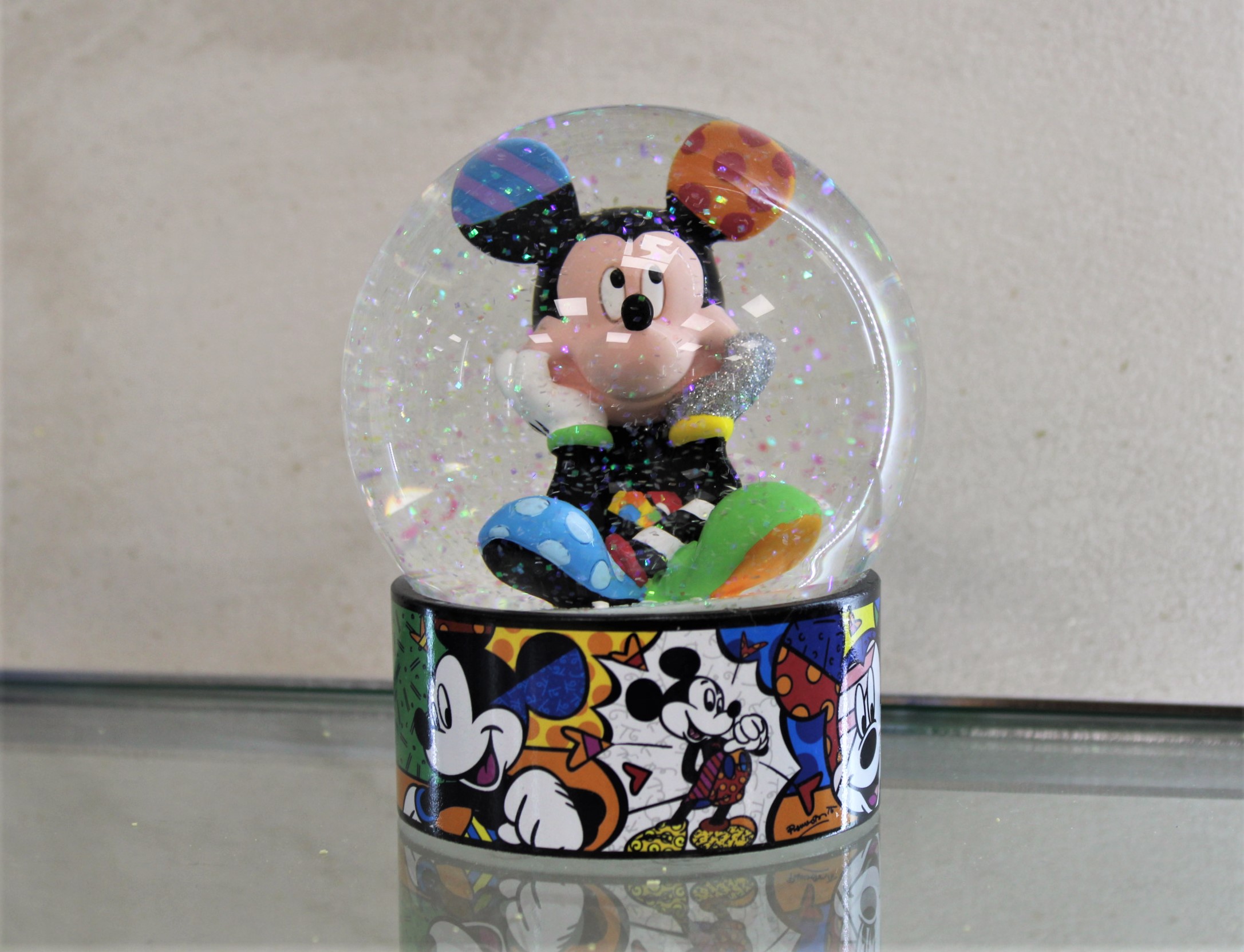 SNOWBALL TOPOLINO 10 CM - DISNEY BRITTO