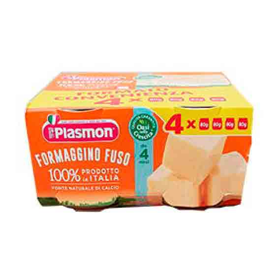 Plasmon 4 x 80 omogeneizzato formaggio
