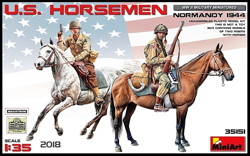 U.S.HORSEMEN Normandy 1944
