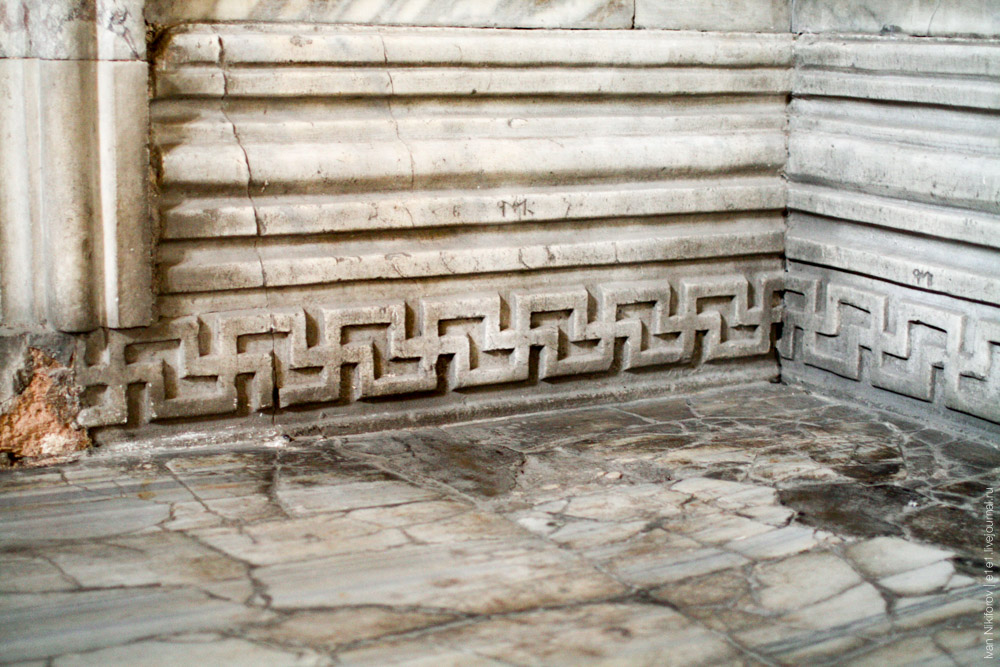 Greca marmorea cattedrale (moschea) Hagia Sophia V sec.