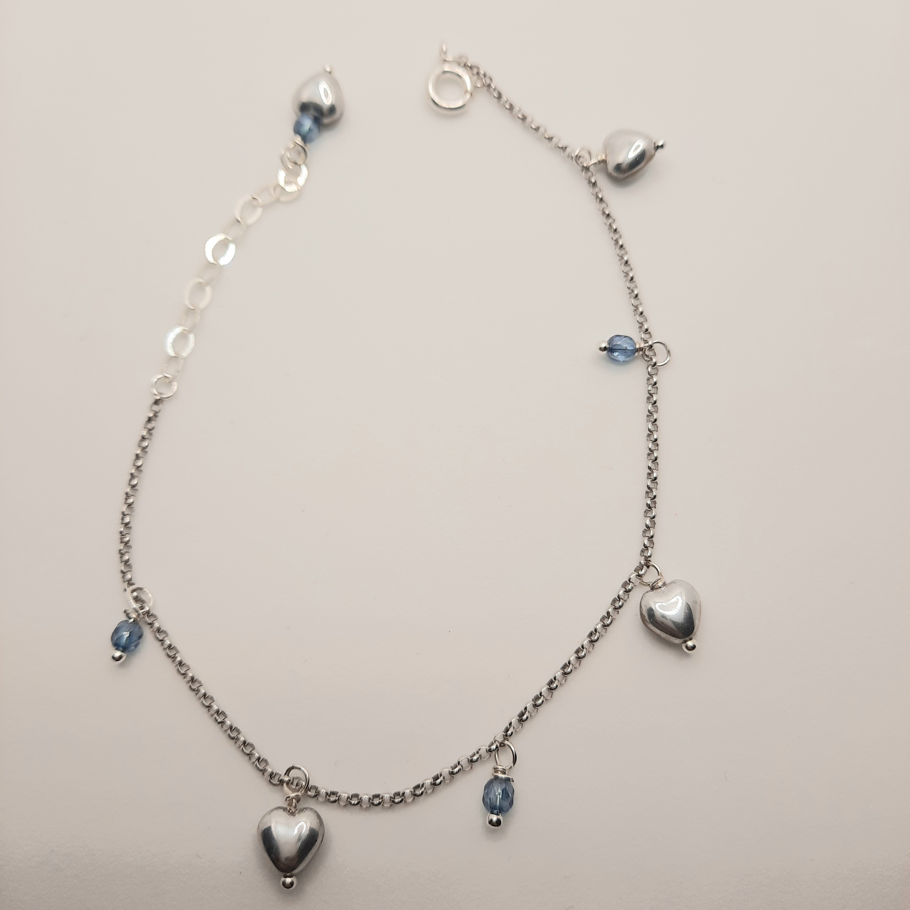 BRACCIALE CRYSTAL AND HEARTS