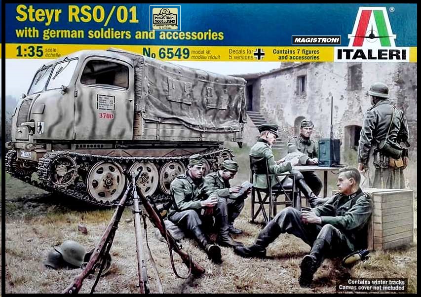 STEYR RSO/01 wth german soldiers and acessories