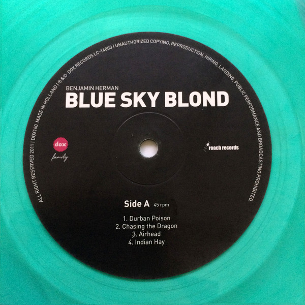 Benjamin Herman ‎– Blue Sky Blond