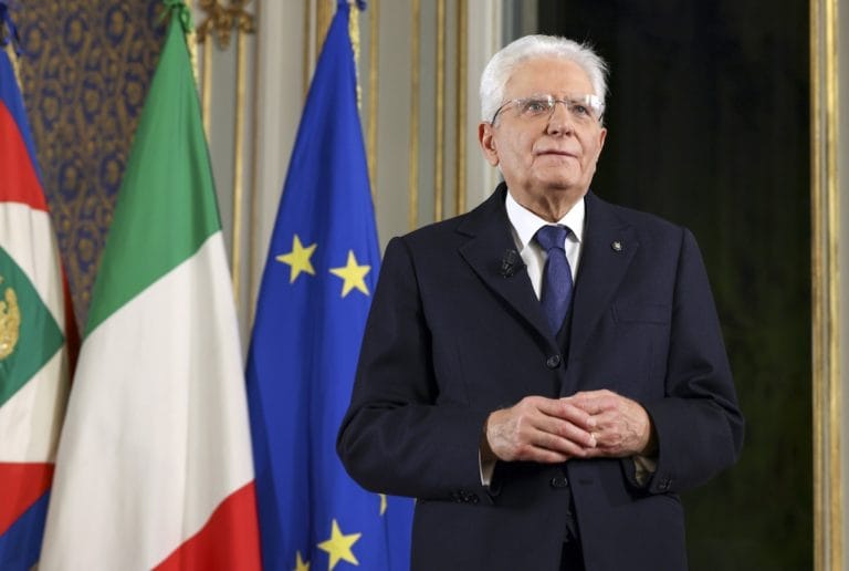 Felicitazioni all'Illustrissimo e rieletto Presidente Della Repubblica Dottor Sergio Mattarella