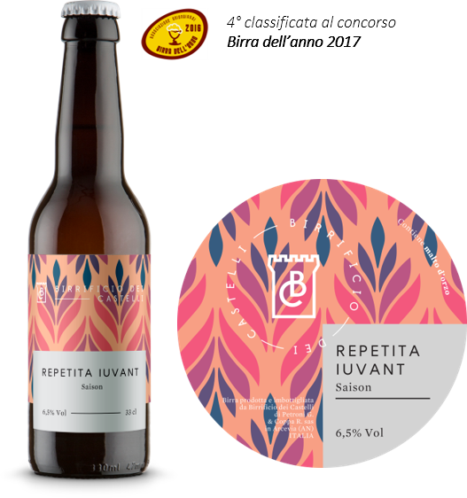 Repetita Iuvant è una birra artigianale belga in stile saison. acquista online birra o in Arcevia nella regione Marche.