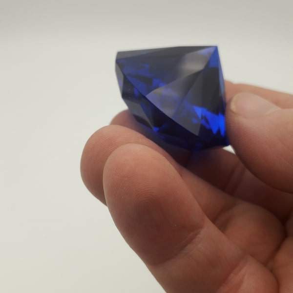 Cristallo a Forma di Diamante Blu Cobalto - Ichthys - CBI002