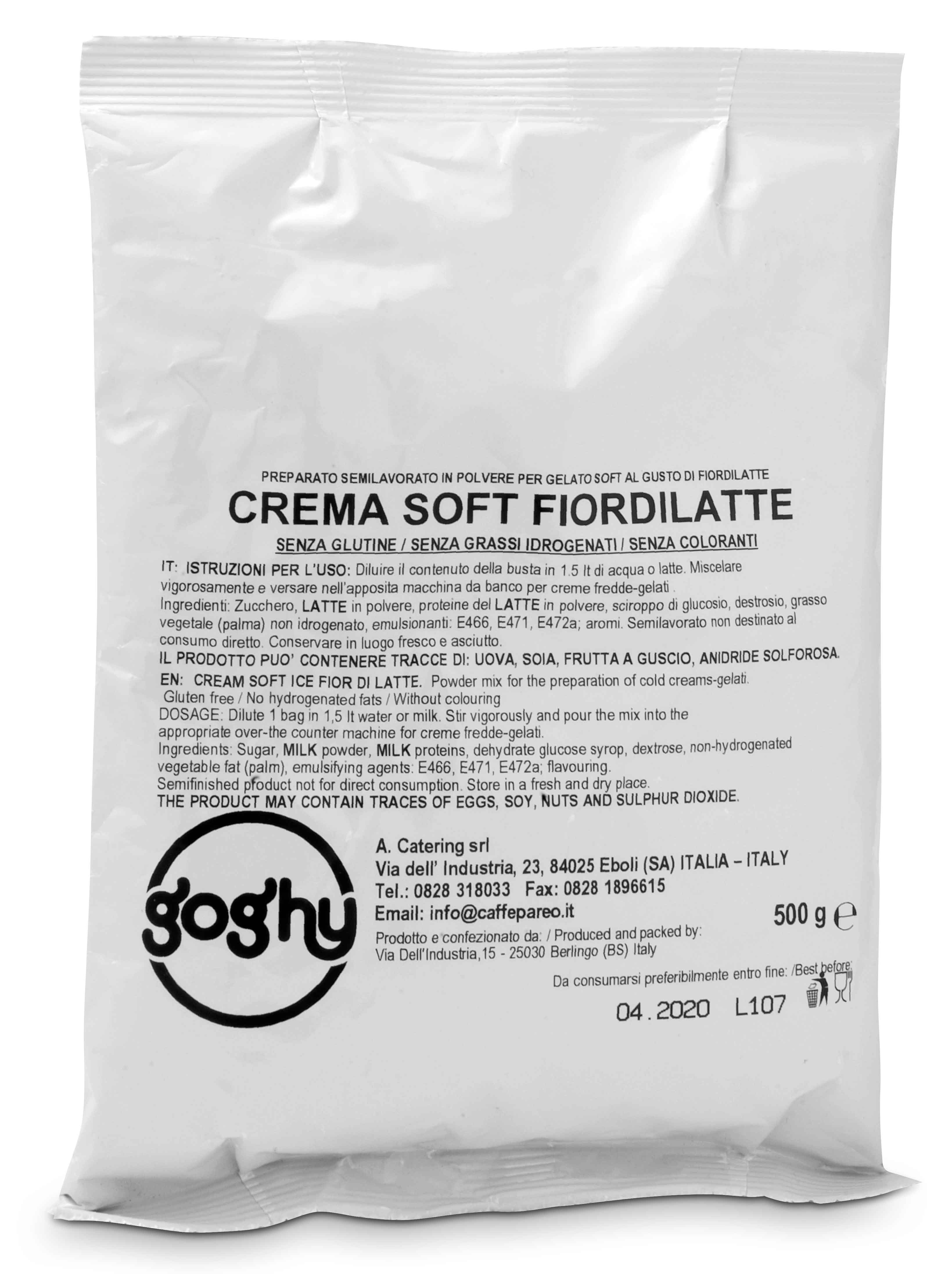 Liofilizzati - crema Soft Ice 500g