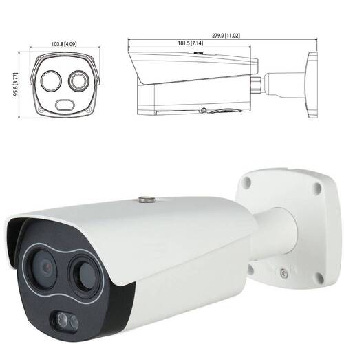 CAMERA IP 4MP BULLET 3,6MM SMART IR30M IP67 H265/H264 DC12V/POE