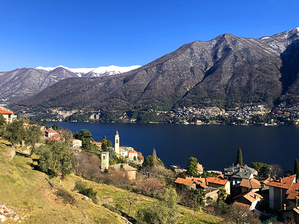 Lake Como view Laglio village