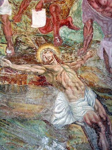 Gesù è inchiodato alla croce 1766