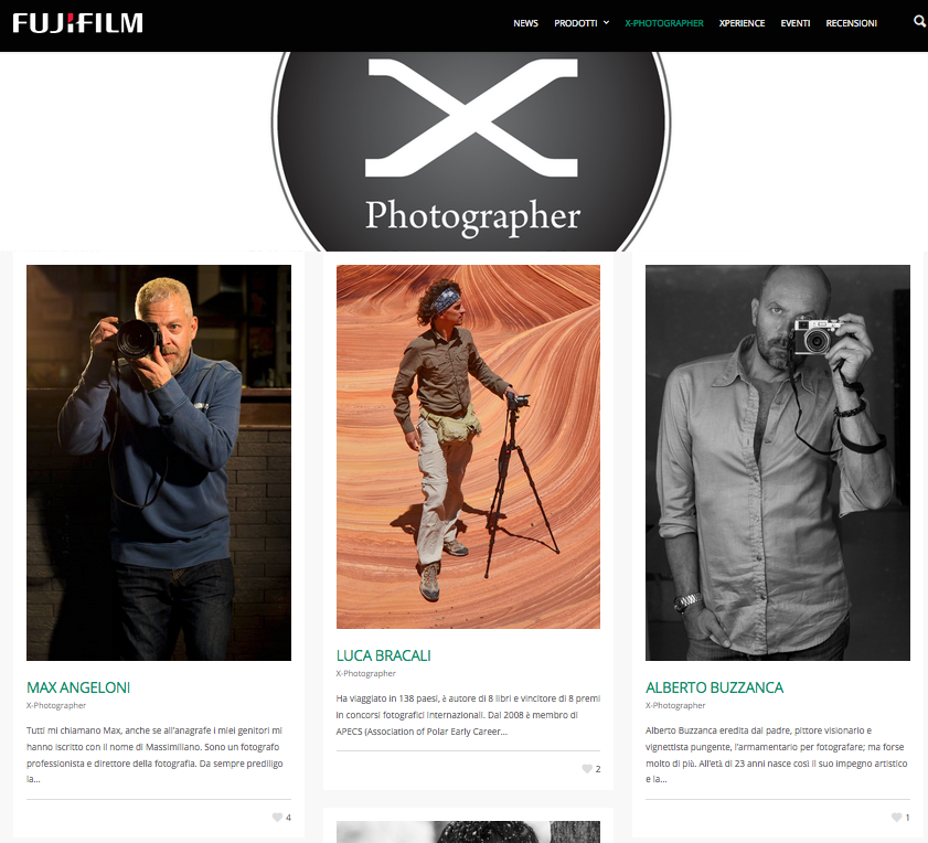 Max Angeloni: X-Photographer nel nuovo blog Fujifilm