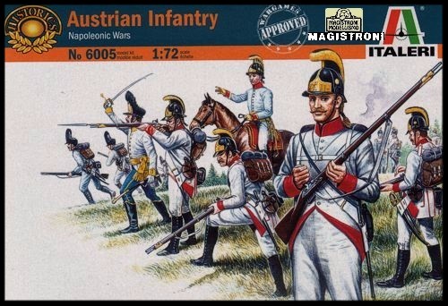Napoleonic wars AUSTRIAN INFANTRY 1809
