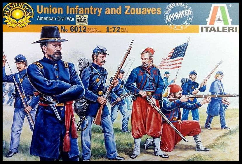 AMERICAN CIVIL WAR. War. Union Infantry and Zouaves