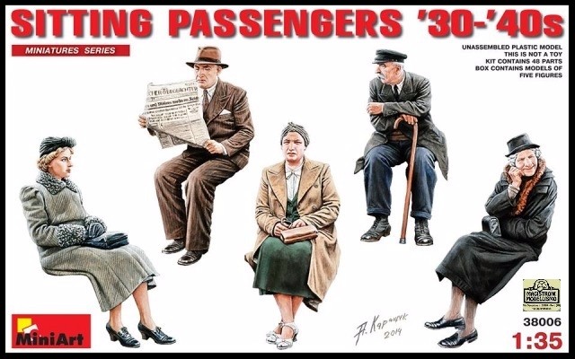 SITTING PASSENGERS 30-' 40s