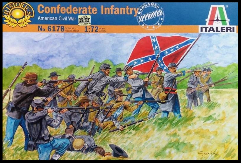 AMERICAN CIVILWAR.Confederate Infantry.