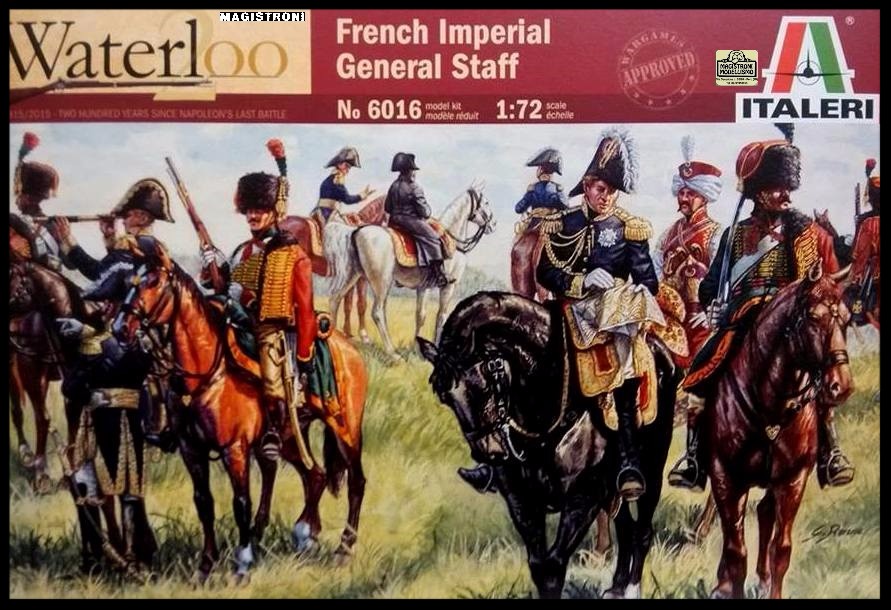 Napoleonic Wars FRENCH IMPERIAL STAFF at WATERLOO 1815