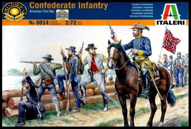 AMERICAN CIVIL WAR.  Confederate Infantry
