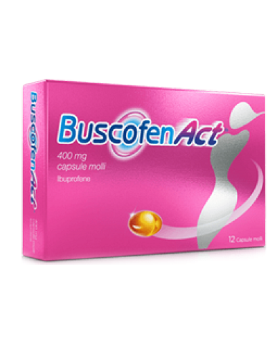 Buscofen Act 12 Capsule Molli 400 mg