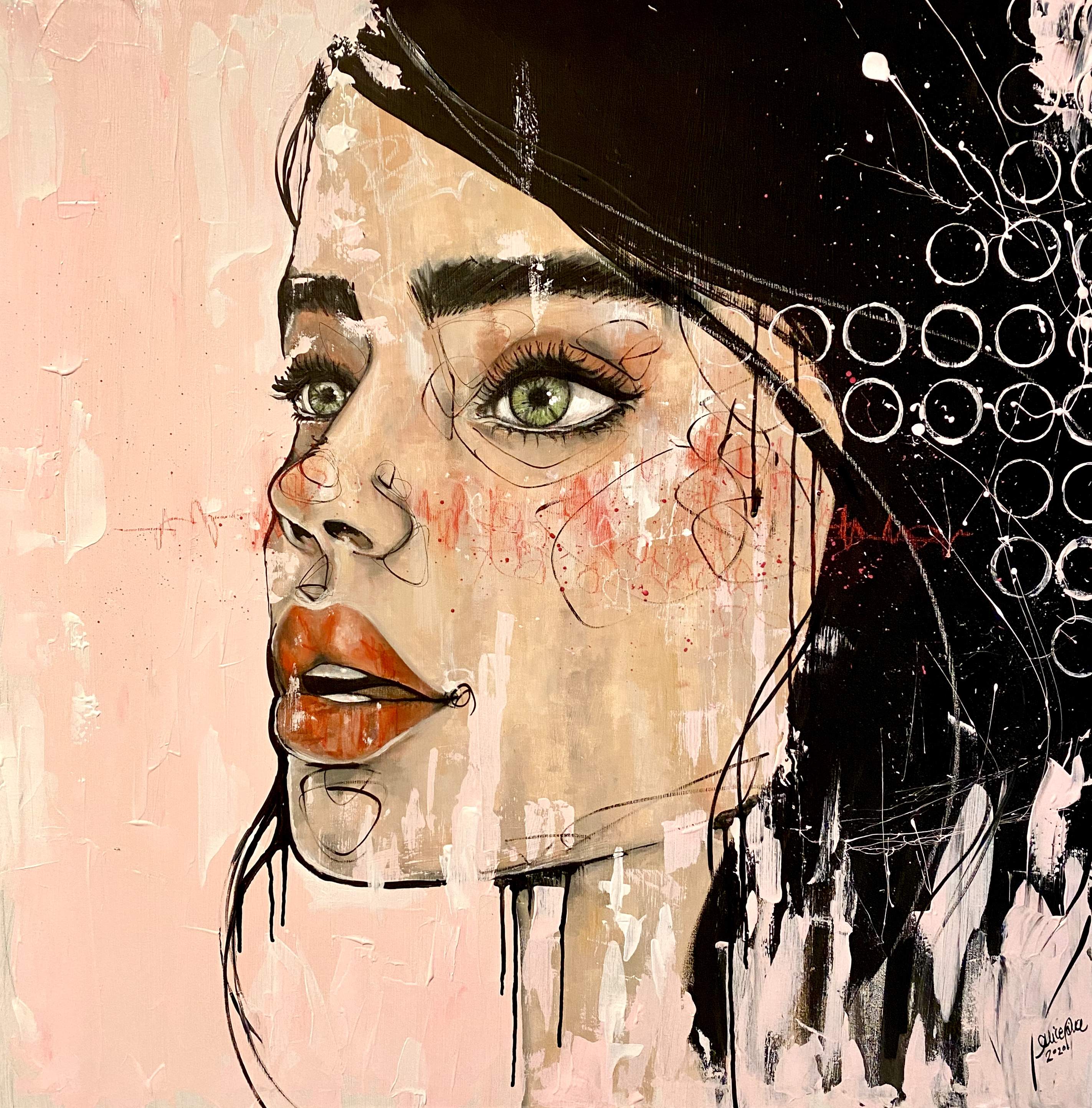 Mixed media on canvas - 90x90 cm