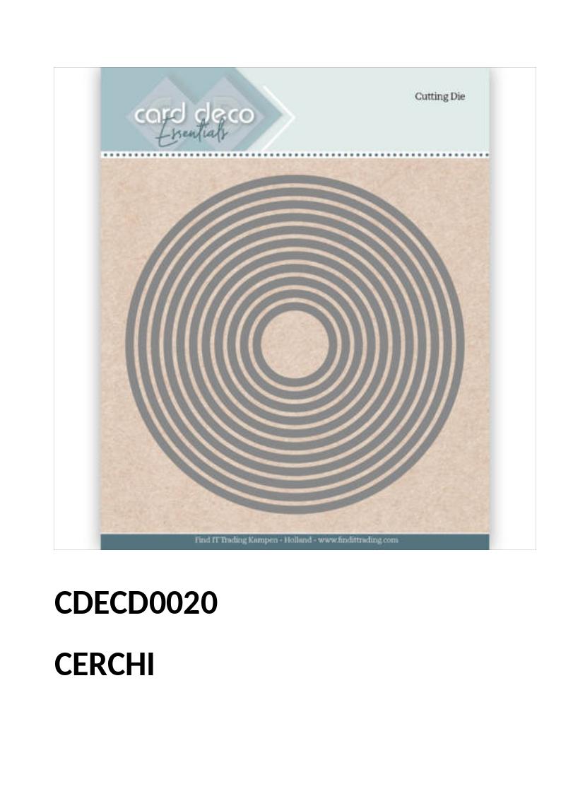 Fustelle Geometriche -CDECD0020 cerchi