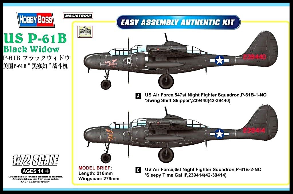 US P-61 B  BLACK WIDOW