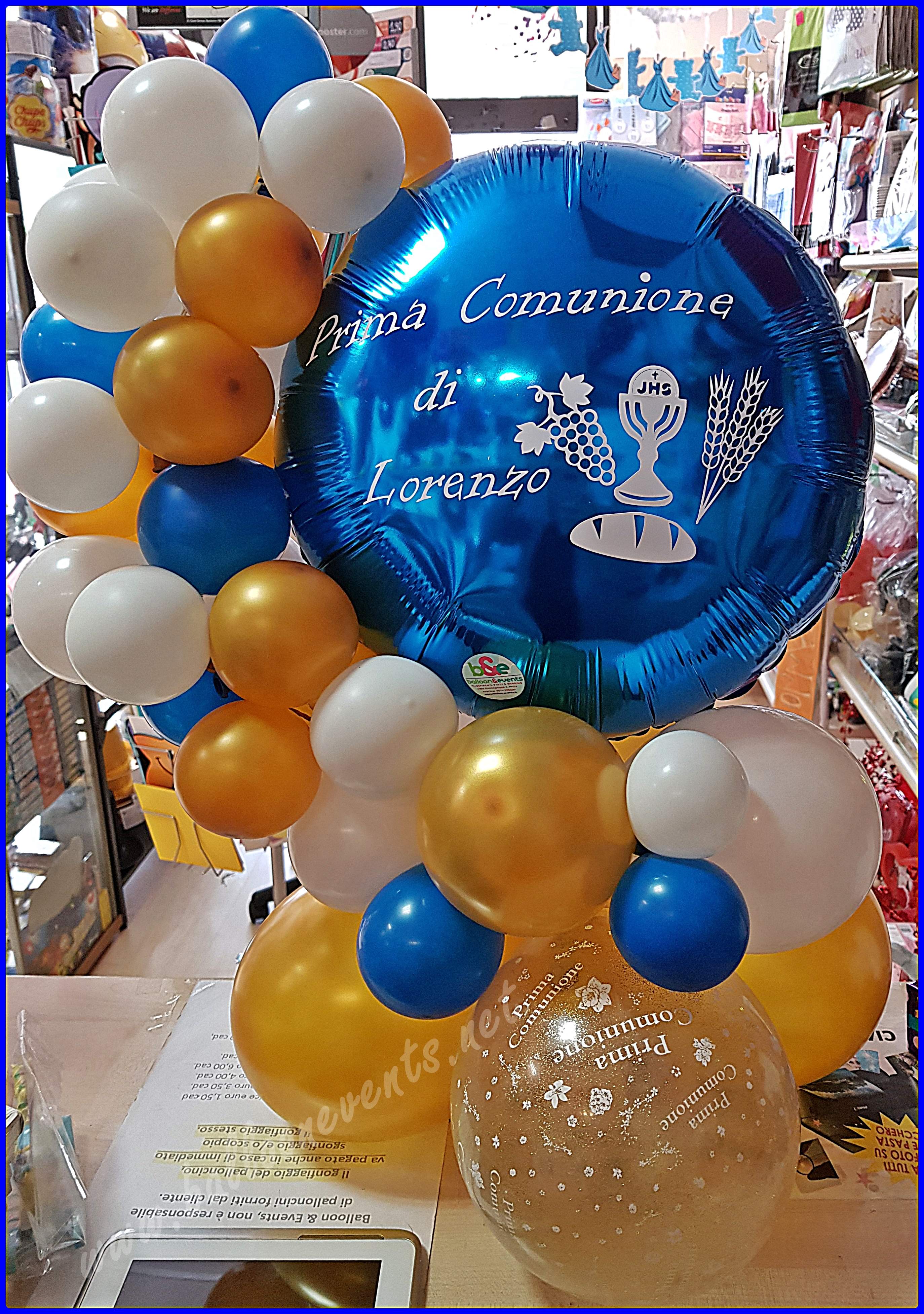 Da Balloon Events Prato Tutto Per Battesimi Comunioni E Cresime