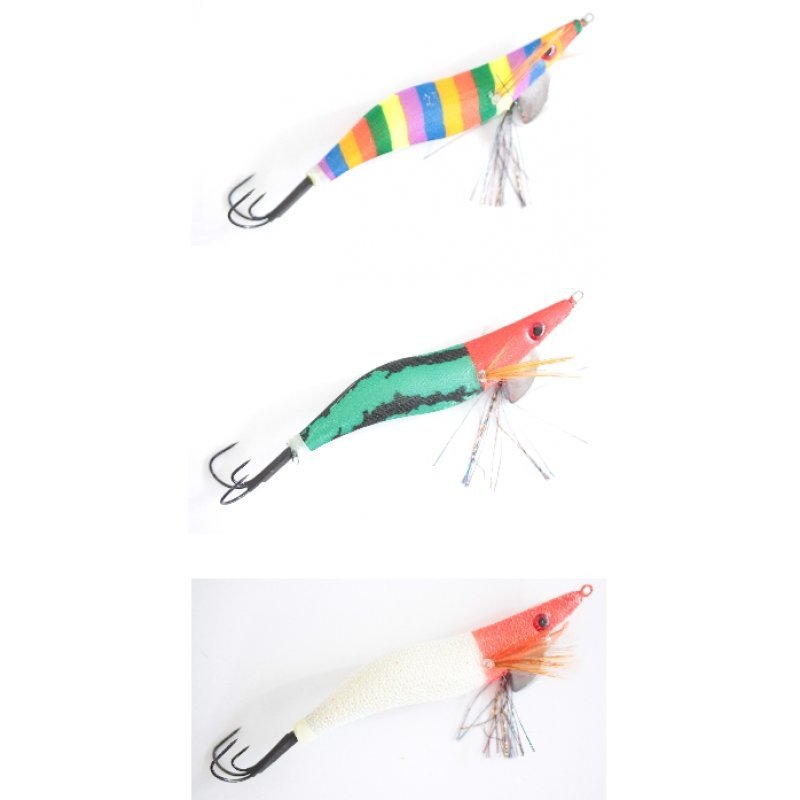 Dtd Red Shrimp Egi Squid Jig 3.0