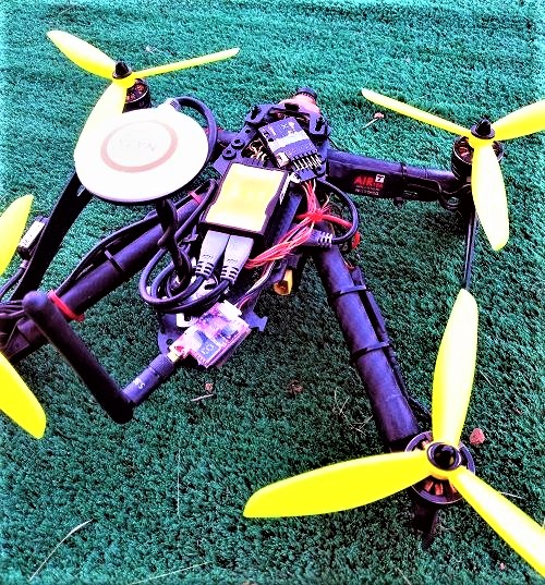 DRONE RACER, TELAIO CARBONIO SKY-HERO ANAKIN, DJI NAZA M V2, usato solo per collaudo