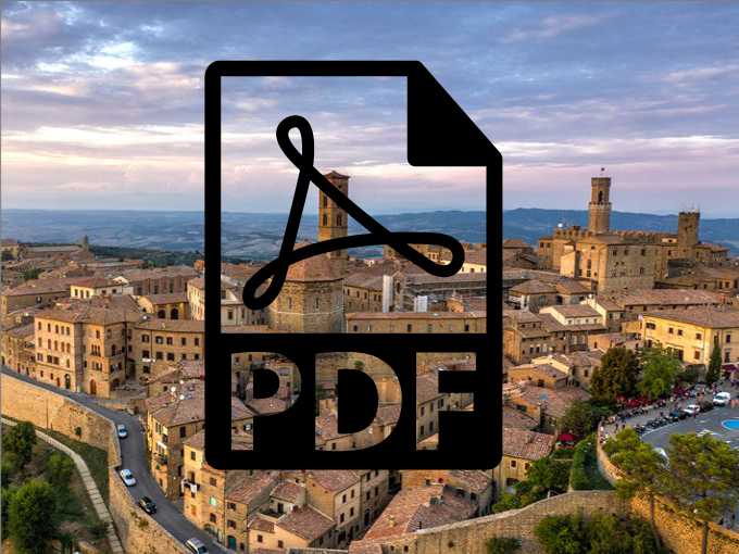 Guide gratis pdf Volterra e d'intorni