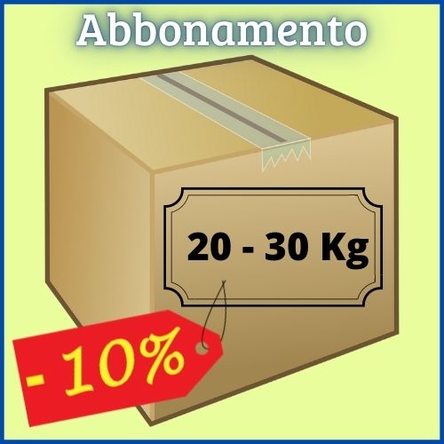 Abbonamento spedizioni italia 20 - 30 Kg (50-100 spedizioni)