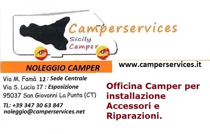 CAMPERSERVICES SAS DI CACCIATORE ENZO & C.  P.IVA 04371760879