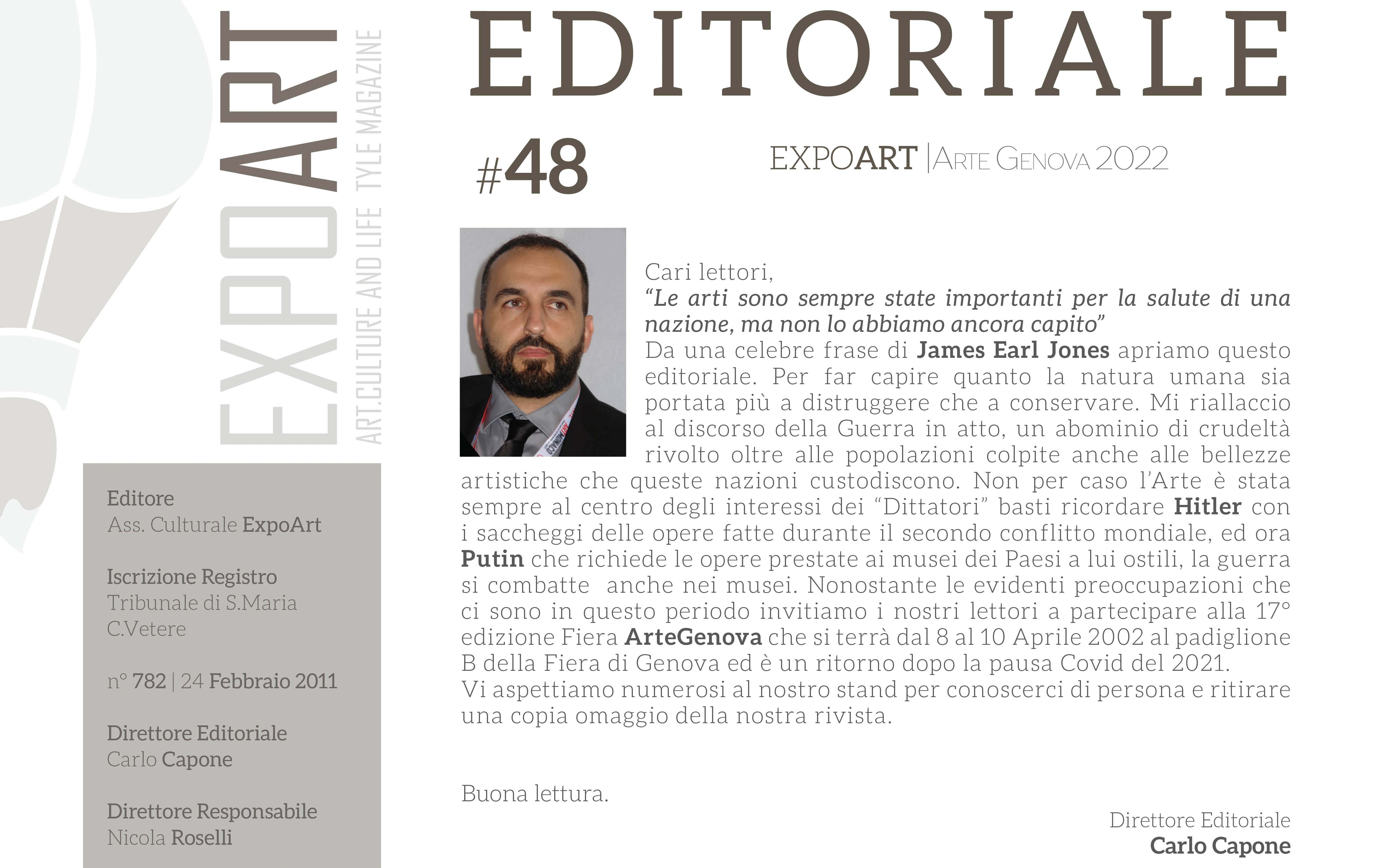 Editoriale ExpoArt 48