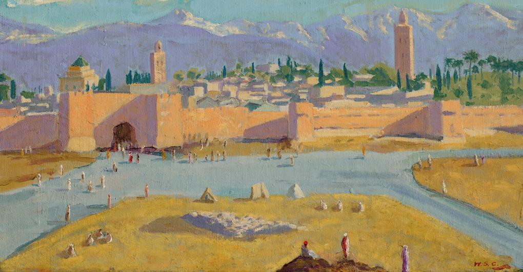 LOT 09 Sir Winston Churchill OM - A Tower of the Koutoubia Mosque-k0aD--1020x533IlSole24Ore-Webjpg