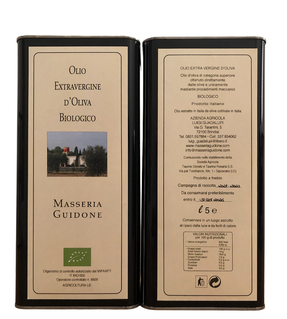 Masseria Guidone - Confezione da 2 lattine da 5 lt.