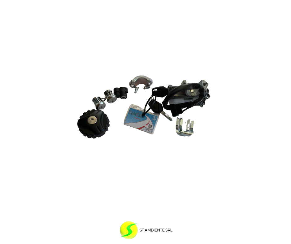 Kit serrature e chiavi (Con Immobilizer) Piaggio Porter Multitech