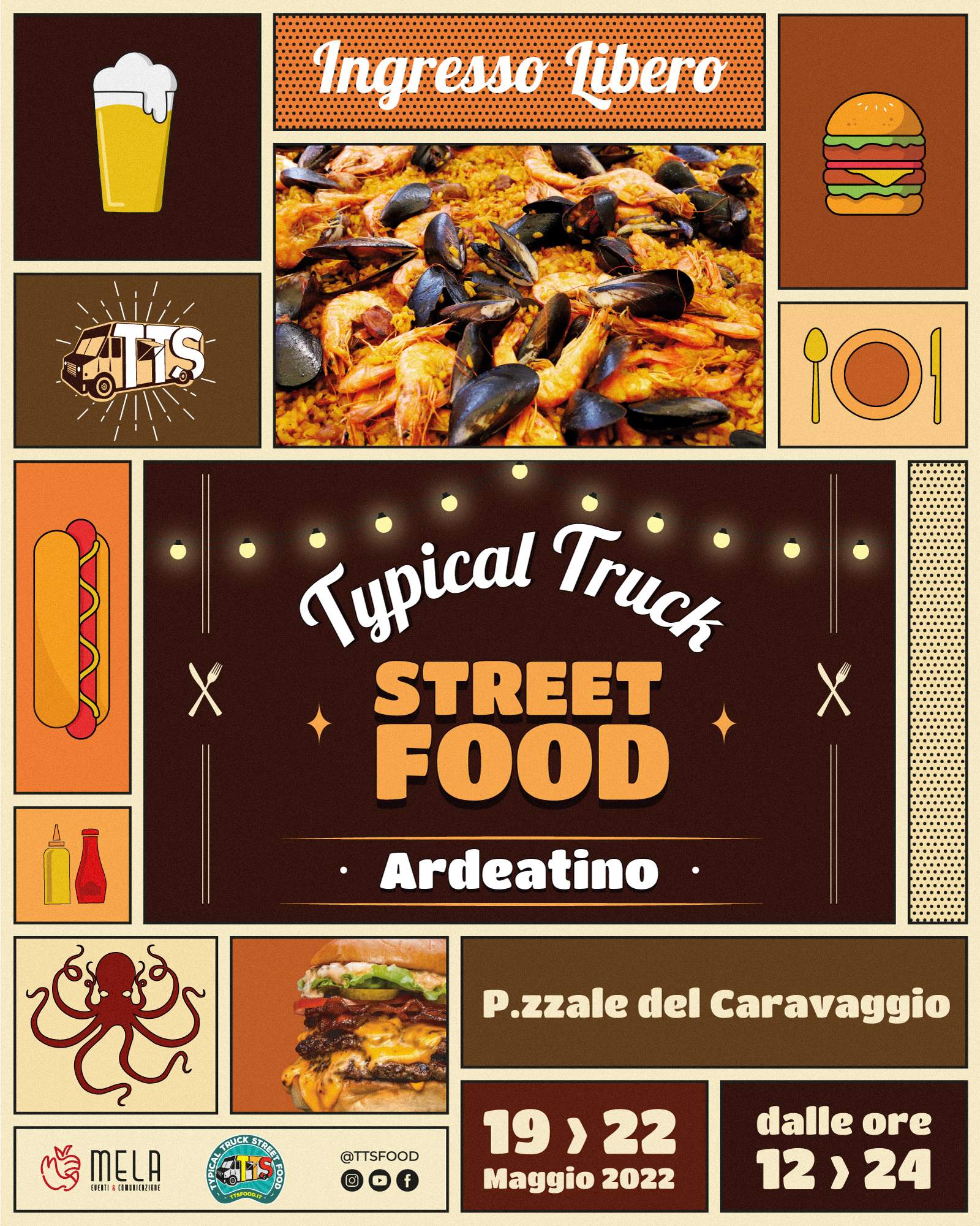 Ardeatino Street Food 19 -22 Maggio 2022