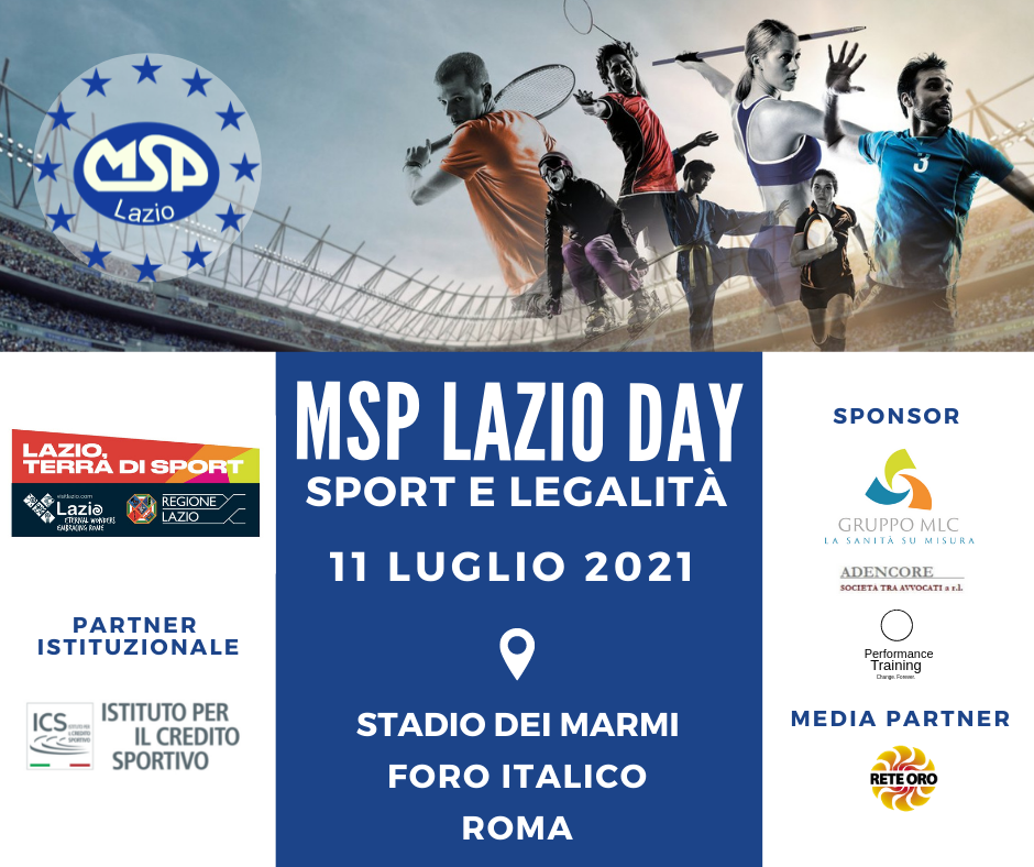 MSP Lazio Day Sport e Legalita'