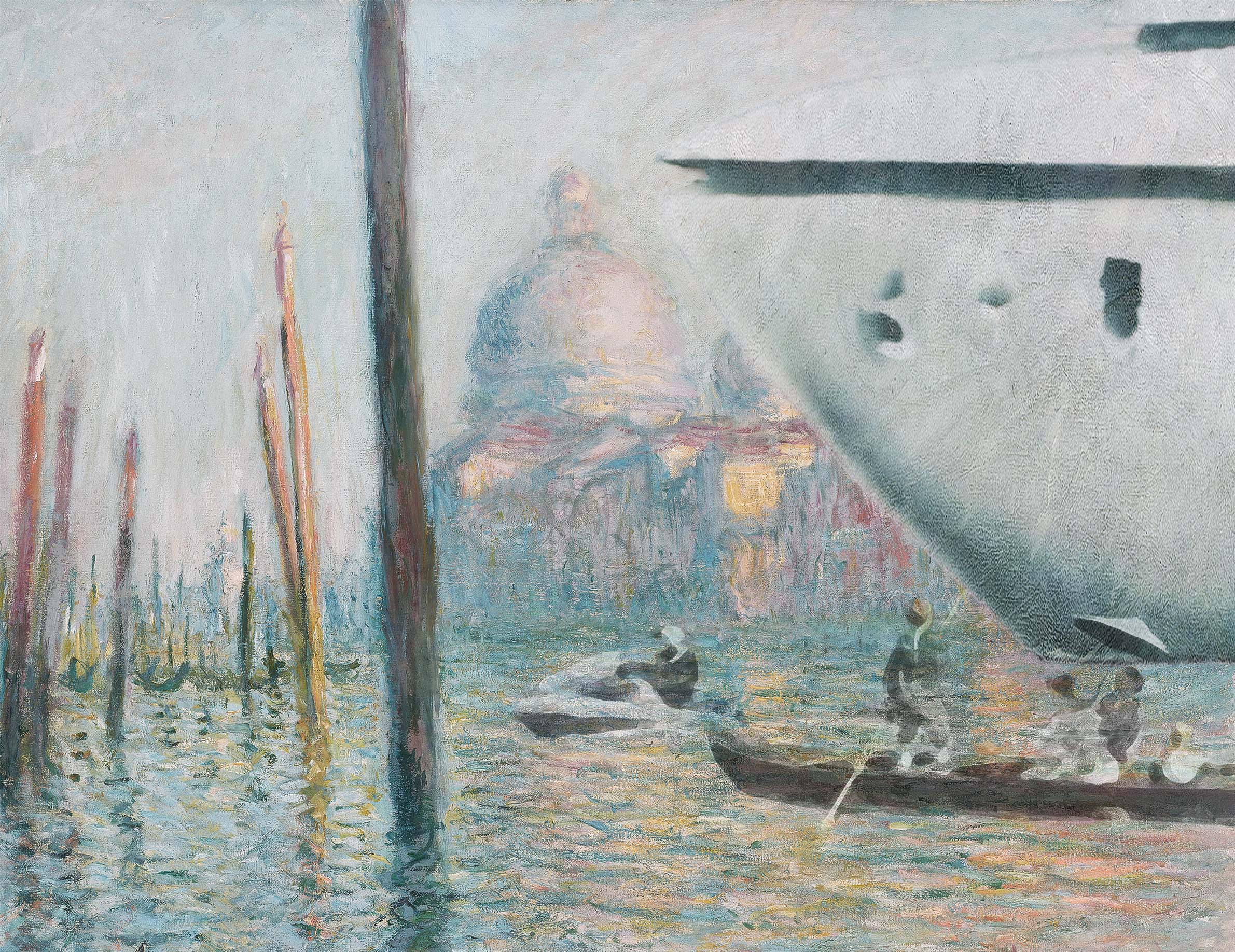BANKSY COLLECTIVE_ Venice in oil by Claude Monet