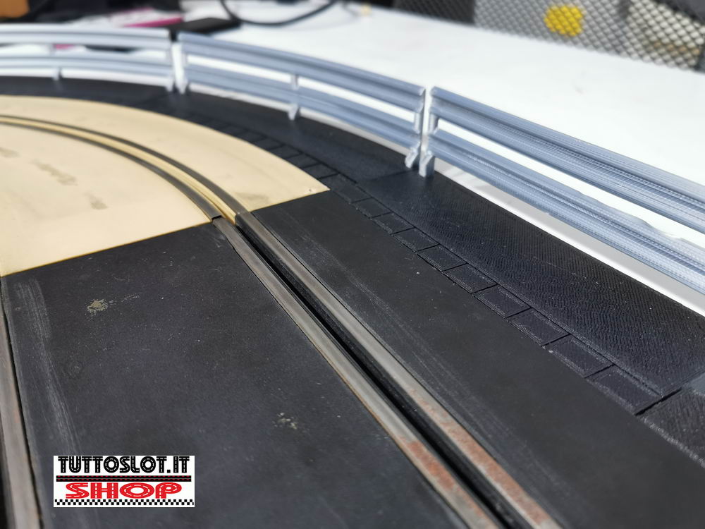 Cordoli e rail per piste Polistil in 3D Print- Polistil curbs and rails in 3D print