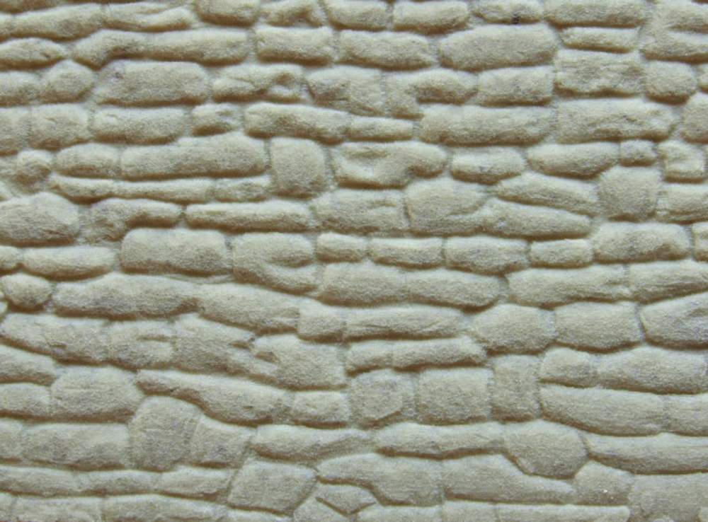 Muro in pietra grigia per modellismo scala 1:35 cm.22X13 - Krea 3007