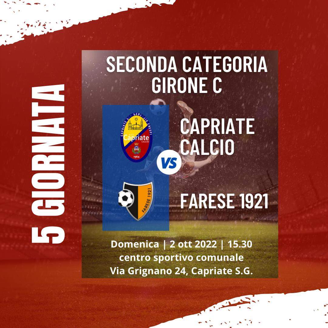 MATCH PREVIEW: CAPRIATE- FARESE