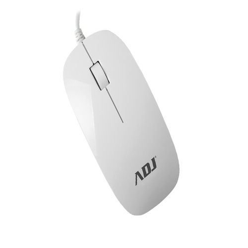 MOUSE USB OTTICO 3D SLIM WH 1000 DPI PLUG&PLAY ADJ