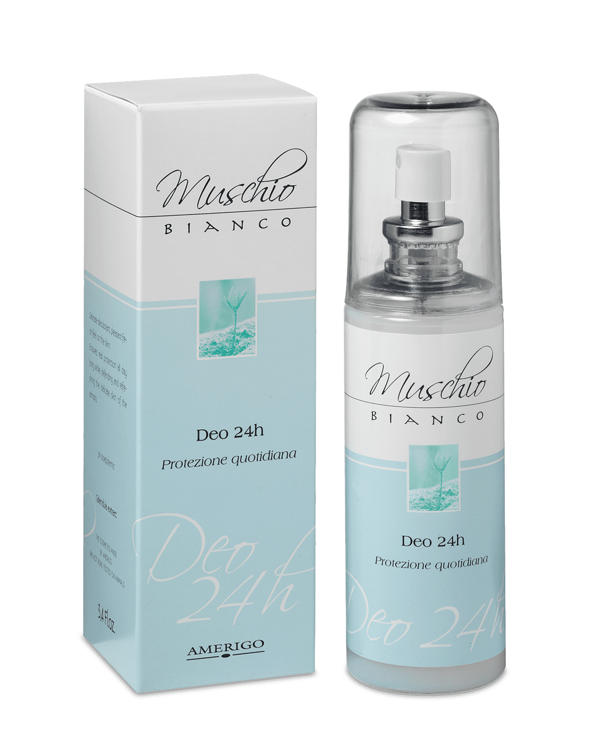 Deodorante Spray 24 h Muschio Bianco Amerigo