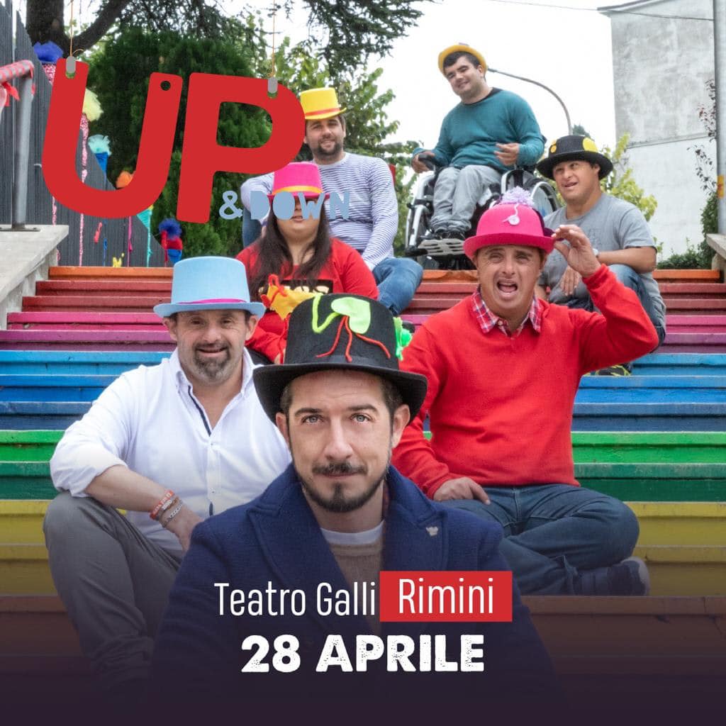 Arriva a Rimini lo spettacolo “UP&Down” con Paolo Ruffini e gli attori della Compagnia Mayor Von Frinzius.  Teatro Galli, 28 aprile 2022