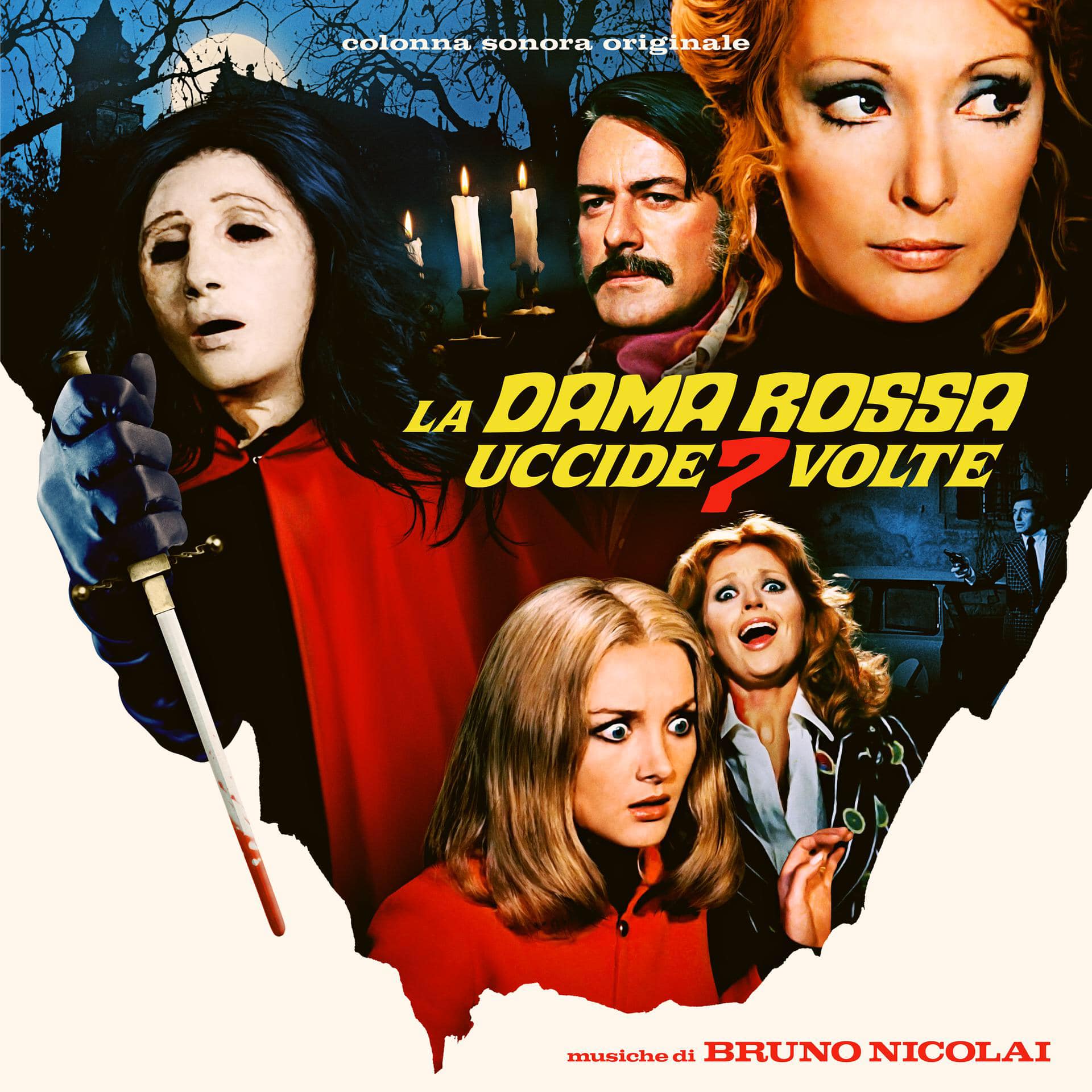 PAURA torna con  "La Dama Rossa Uccide 7 Volte" La ricercatissima colonna sonora horror, in uscita come Red Vinyl 2LP Limited Edition, distribuita da Decca Records.