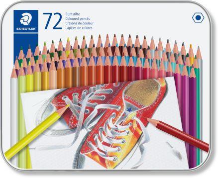 STAEDTLER SCATOLA IN METALLO 72 PASTELLI