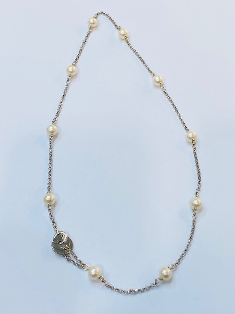 Girocollo in argento 925 e perle coltivate naturali