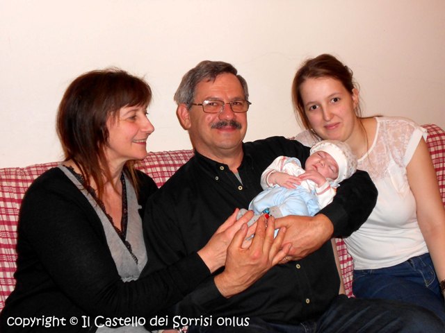 con Corrado e Patrizia, gli zii della "prima ora"