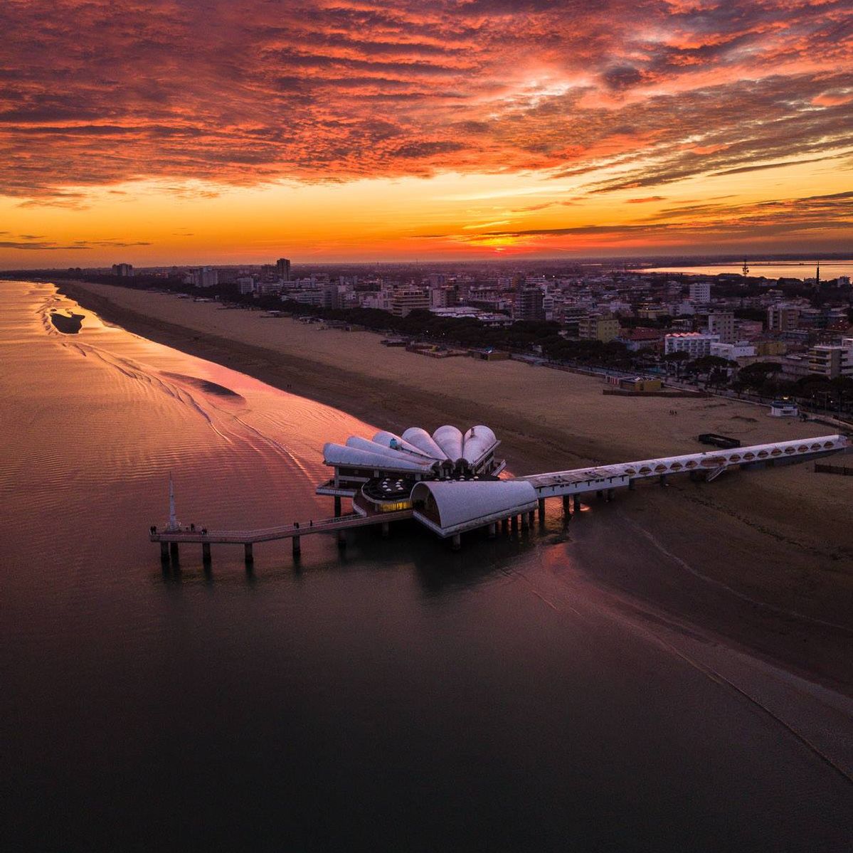 Tramonto Lignano Sabbiadoro Spiaggia